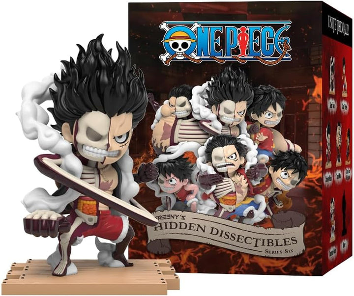 Mighty Jaxx Hidden Dissectibles: One Piece Series 6 (Luffy Gears) | Surprise Box Collectible Figure | ONE Random Character Action figures Naty Shop