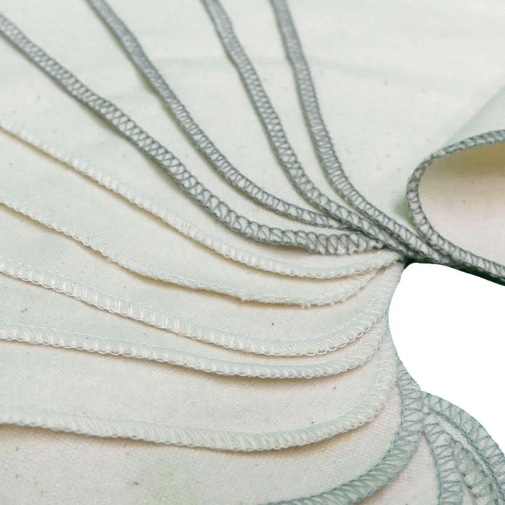 Avo + Cado - Pachet de 15 Provee de spălat reutilizabile pentru bebeluși ca înlocuitor pentru șervețele umede (culoare: gri) Mama si Copilul Naty Shop