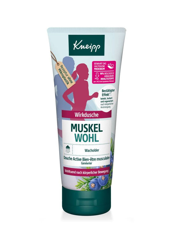 Kneipp, Gel de duș reactivant și relaxant cu ulei esențial de ienupăr - ideal după exerciții fizice și efort, 200 ml Duș și baie Naty Shop