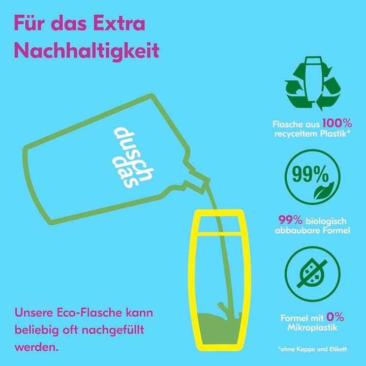 Duschdas Gel de duș pentru bărbați, 6 x 225 ml Duș și baie Naty Shop