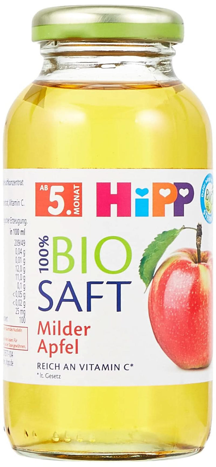 Hipp Banană-măr Organic, pachet de 6 (6 X 200 ml) Mama si Copilul Naty Shop 6 x 200 ml Mere