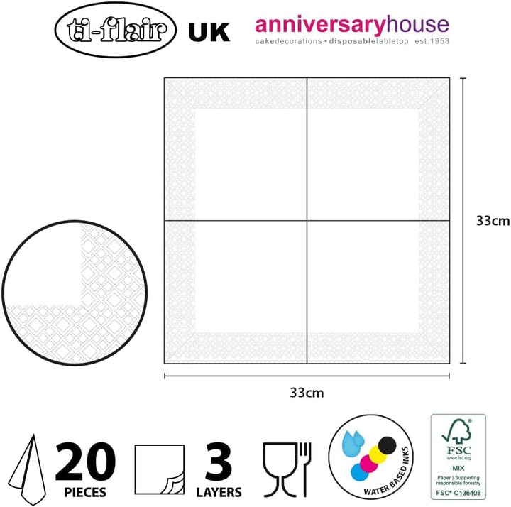 Șervețele Tiflair Cheese & Wine Lunch, 3 straturi, 20 bucăți, Fromage, Vino, Wine Night, Pentru decoupage, 33 X 33 Cm