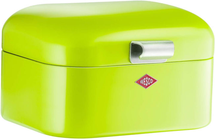 Wesco 235 001 Mini Grandy coș pentru pâine 17 x 18 x 12 cm (L/W/H) roz, oțel inoxidabil Cutii depozitare alimente Naty Shop Limegreen
