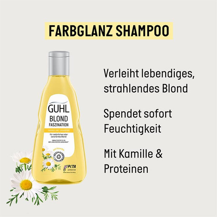 Guhl Blond Fascination Shampoo, Tipul de păr: Blond, Decolorat Duș și baie Guhl