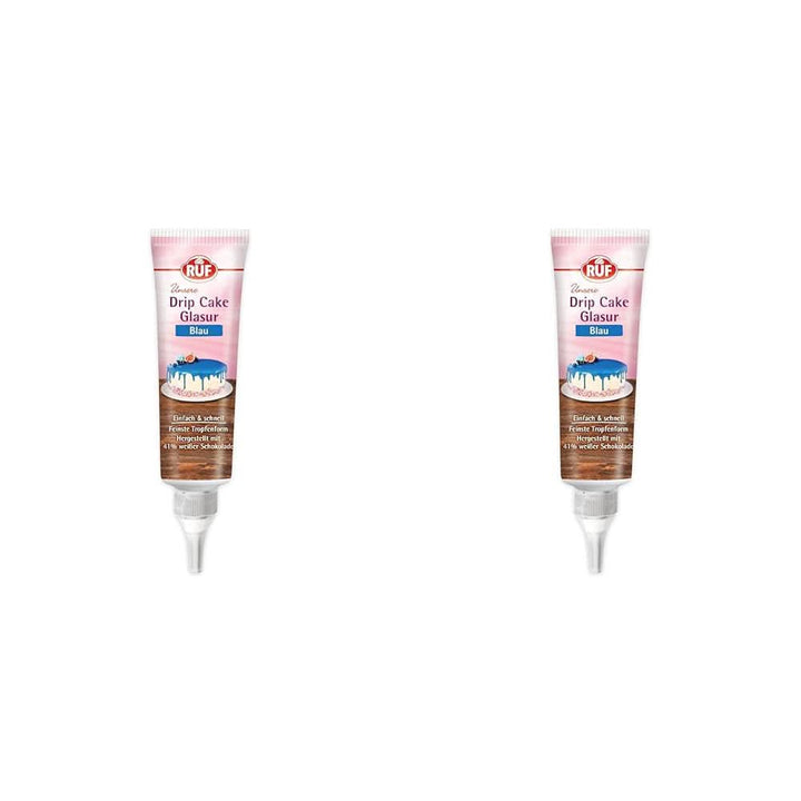 RUF Glazura cu efect de picurare, diverse sortimente, 125 grame Glazuri si Decor Naty Shop 2 x 125 grame (set 2 bucati) Albastru