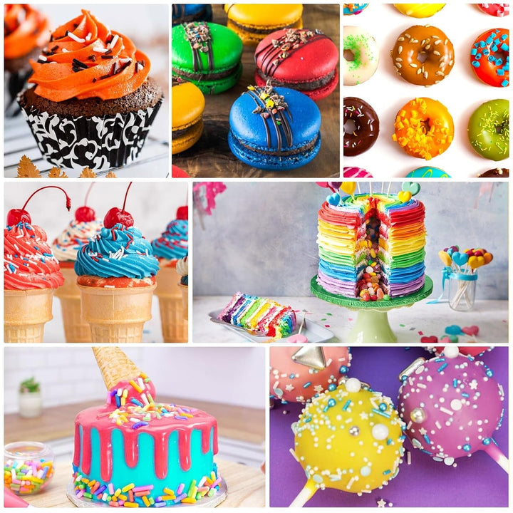 Fettlösliche Lebensmittelfarbe Für Schokolade - 60Ml Ölbasis Lebensmittelfarben Für Fondant, Torten Dekoration, Backen - Flüssige Food Coloring Für Kakaobutter, Buttercream, Kuchen (Schwarz) Naty Shop