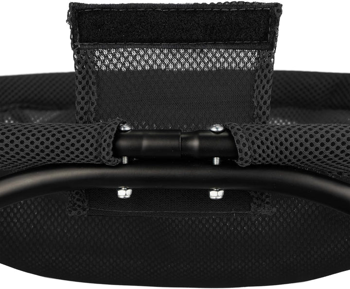 Hamac Relaxdays pentru pisici, scaun suspendat, înălțat, ÎxlxA: 25 x 44 x 42 cm, pat pentru pisici cu suport, negru