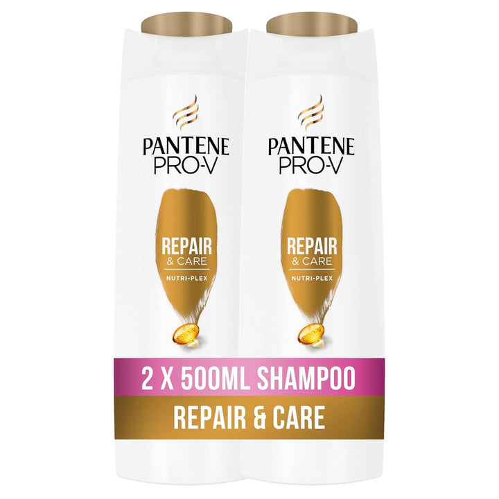 Pantene Pro-V Repair & Care Shampoo, 1 litru Duș și baie Pantene Set sampon, 2 x 500 ml