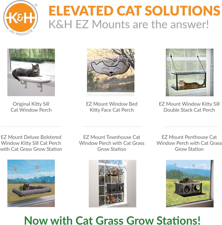 Pervaz pentru pisici PET Products, fleece, neîncălzit, 35,6 x 61 cm