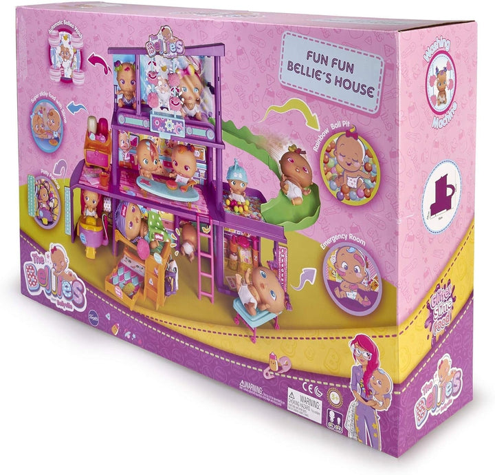 The Bellies - Bellie House, Casa Barriguitas Pentru copii de la 3 ani în sus, multicolor, (Famosa 700015271) Casute de papusi Naty Shop
