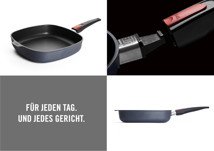 Woll Diamond Lite Square Pan, 6 Cm înălțime - fara inductie Oale si Tigai Naty Shop