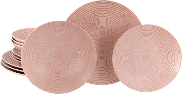 Creatable, 23718, Seria Catania Eucalyptus, fabricat în Portugalia Seturi vesela masa Naty Shop Persica 12 piese