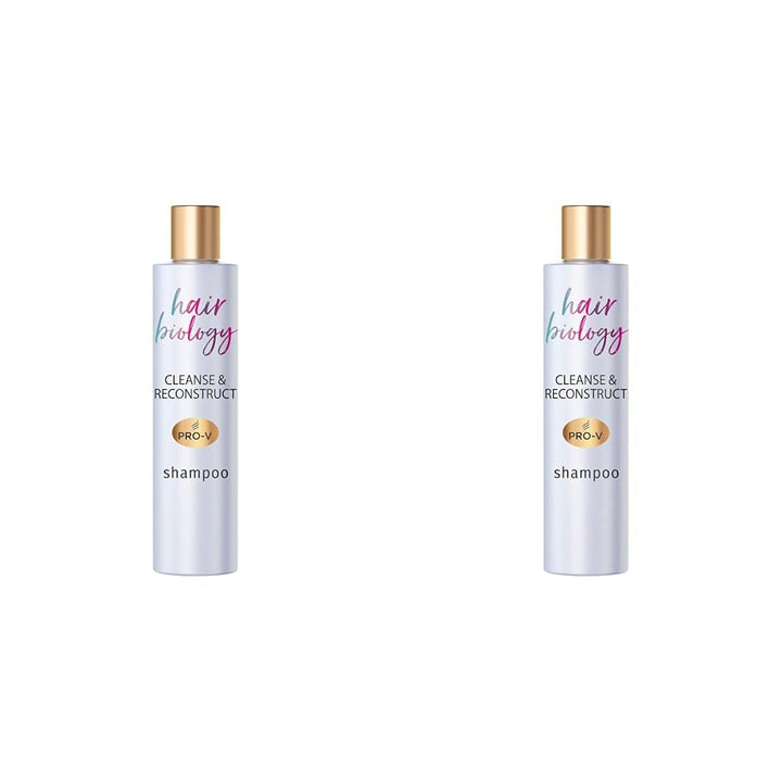 Hair Biology Cleanse & Reconstruct Shampoo, Pentru rădăcini grase și vârfuri deteriorate, 250 ml Duș și baie Naty Shop 2 x 250 ml Sampon