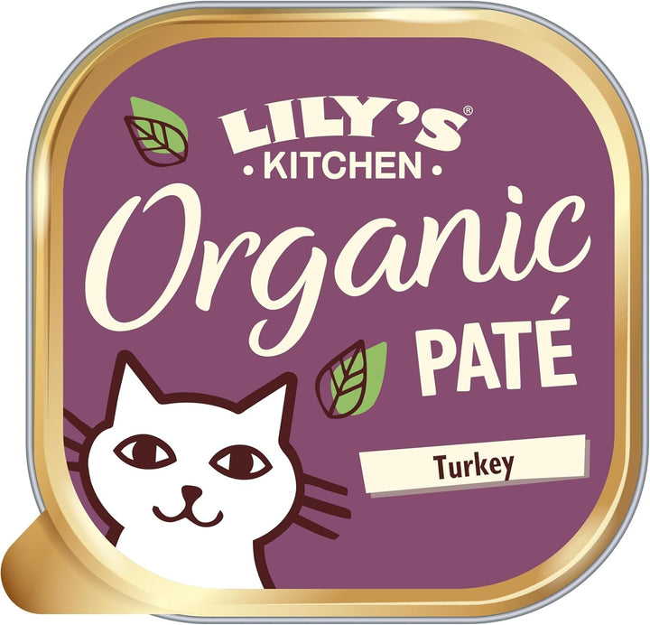 Lily'S Kitchen Made With Natural Ingredients Hrană umedă Pâté pentru pisici adulte Organic Fish Grain Free Recipe 19 X 85G