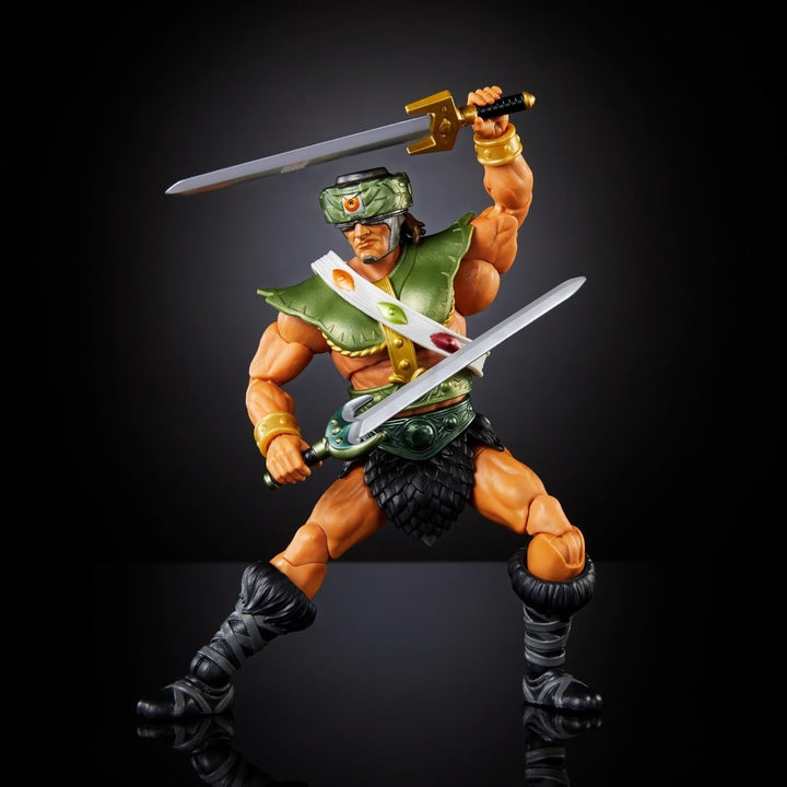 Masters of the Universe Masterverse New Eternia Tri-Klops Action Figure, figurină de colecție Deluxe cu 30 de puncte de mișcare și accesorii, Motu Toy, HYC52 Action figures Naty Shop