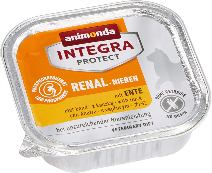 Pisici cu rinichi, hrană umedă pentru insuficiență renală, cu pui, 16 X 100 G & Pisici cu rinichi, hrană umedă pentru insuficiență renală, cu rață, 16 X 100 G