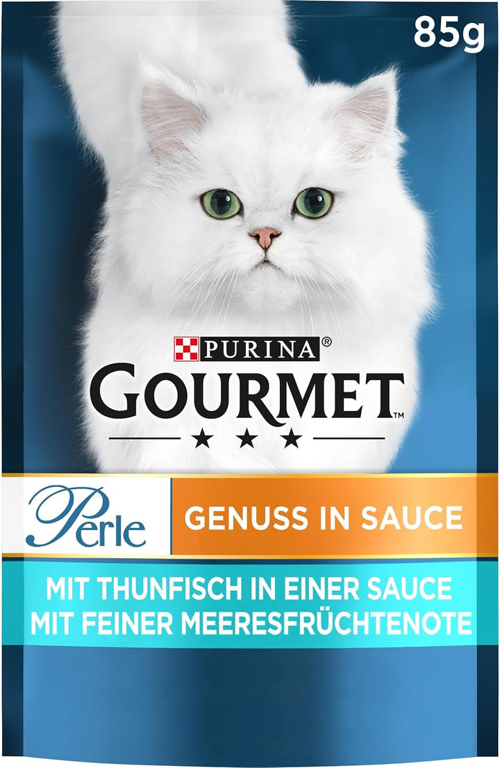 Gourmet Perle Indulgence in Sauce Hrană umedă pentru pisici, cu pui, 26pachet (26 X 85G)