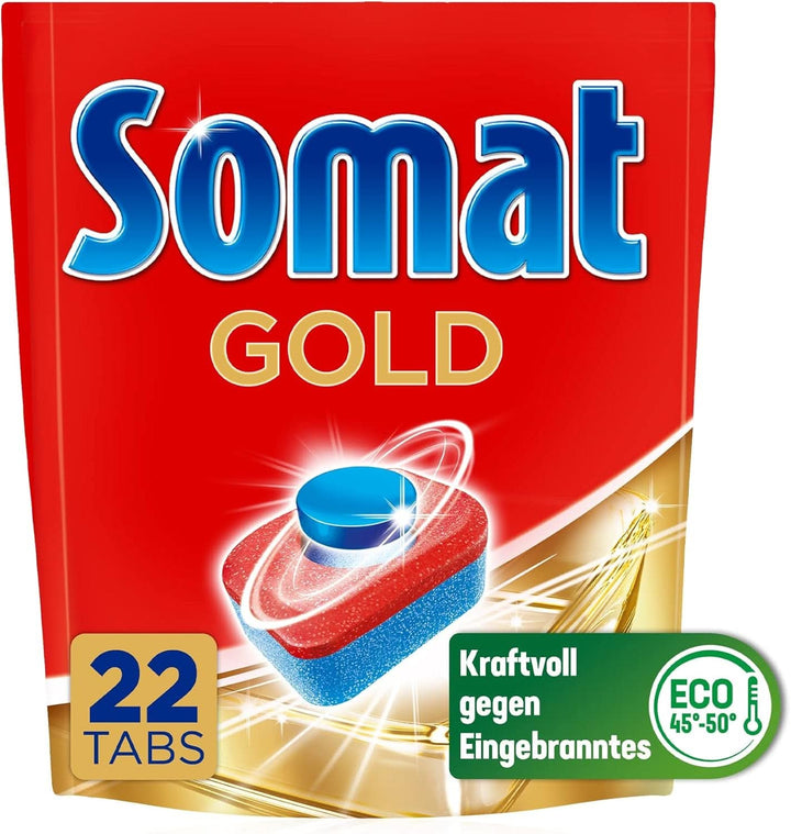 Somat Gold file pentru mașina de spălat vase (105 file) Detergenti Bucatarie Naty Shop 22 capsule -