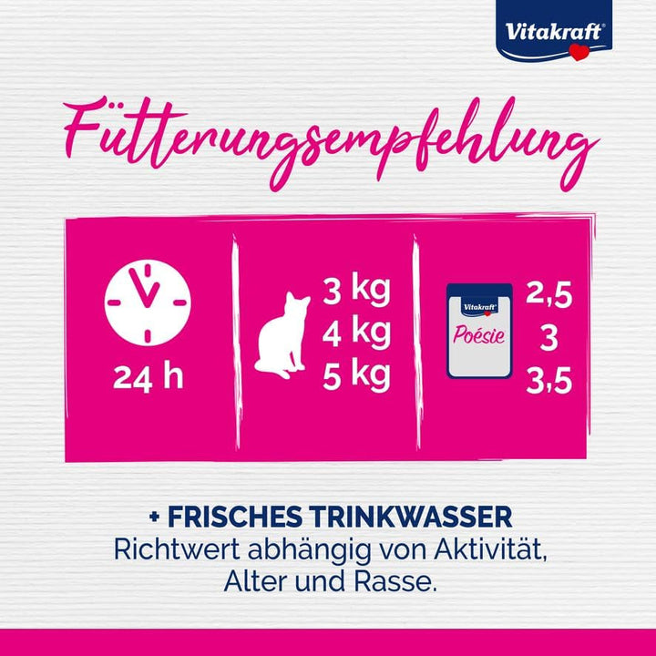 Vitakraft Poésie Classique, hrană umedă pentru pisici, hrană umedă în sos, cu pui, cu curcan, cu vită, cu somon, fără adaos de zahăr și cereale (1 pachet de 12X 85G)