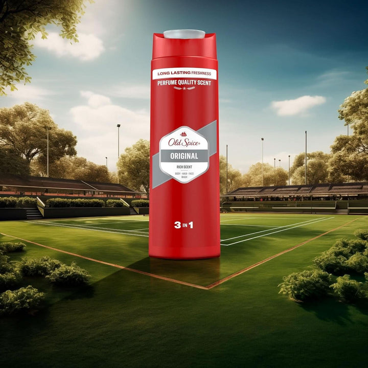 Old Spice Original 3-In-1 Gel de duș și șampon pentru bărbați, 400ml Duș și baie Naty Shop