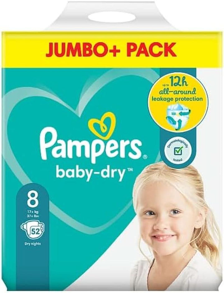 Scutece Pampers, versiunea clasica, diverse marimi Mama si Copilul Naty Shop 8 (52 buc)