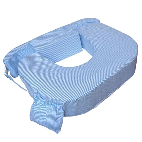 Zwilling plus pernă pentru alăptare, 1 bucată Naty Shop Albastru alb 1 bucata (1 pachet) Husa: 100 bumbac / umplutura: spuma 100 poliuretan, spumata la rece
