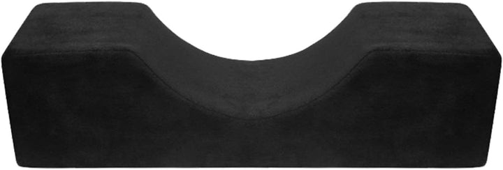 Deciniee pernă de gene în formă de U: pernă ergonomică pentru gât pernă de gene - pernă de flanel pernă de alungire a genelor pentru salon de înfrumusețare la domiciliu Perne ortopedice cervicale Naty Shop Negru