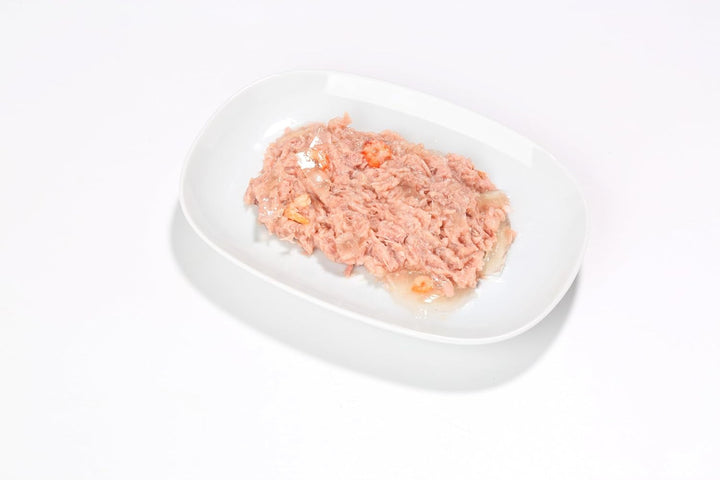 Almo Nature Hrană pentru pisici - 100% naturală, de calitate alimentară - pungi Jelly clasice cu ton și creveți (24 X 55 G)