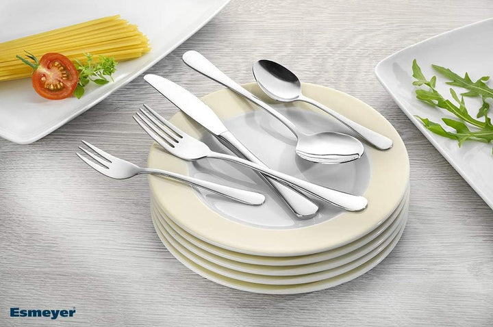 Set tacâmuri Sylvia Fabricat din oțel inoxidabil 18/0 Lustruit 30 piese Bucatarie Naty Shop