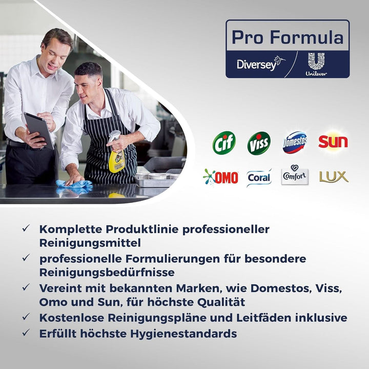 Sun Professional, lichid de spălat vase manual - Îndepărtare foarte eficientă a grăsimilor, cu parfum proaspăt de citrice, 10 litri Detergenti Bucatarie Naty Shop