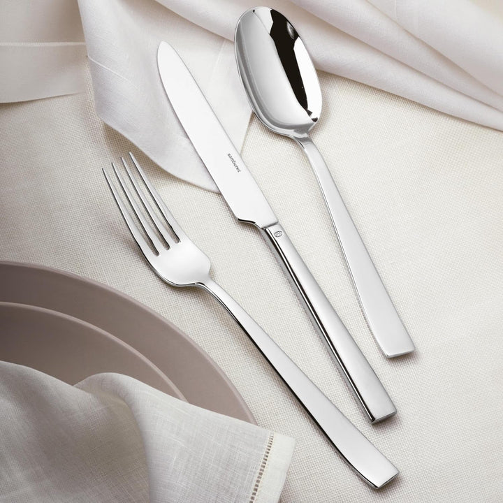 Sambonet 62512-83 Set de tacâmuri monobloc plat, 36 piese, oțel inoxidabil 18/10, se spală în mașina de spălat vase Bucatarie Naty Shop