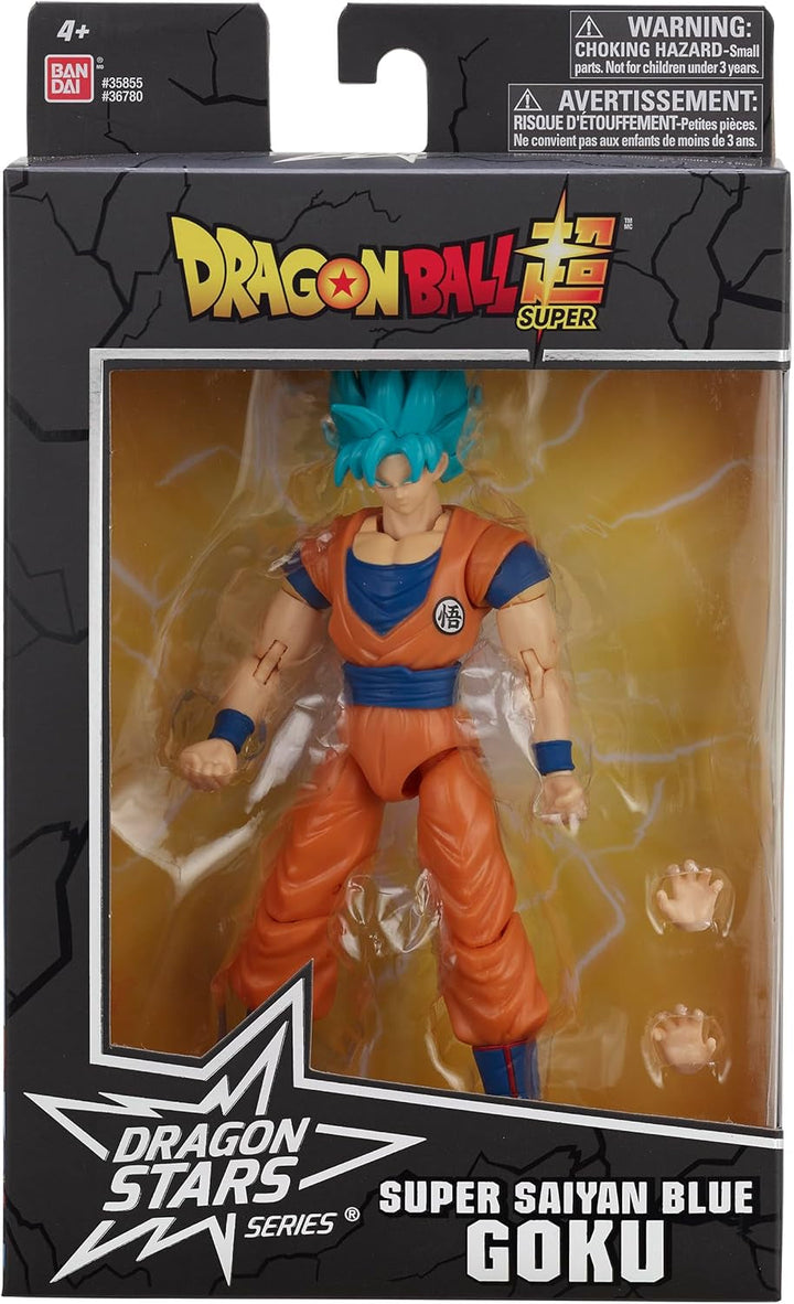 BANDAI - Dragon Ball Super - Dragon Stars Figura 17 Cm - Super-Saiyajin Blue Goku - Figura articulată Blue Goku - Licența oficială Dragon Ball - Jucărie pentru copii 4+ ani - 36780 Action figures Naty Shop