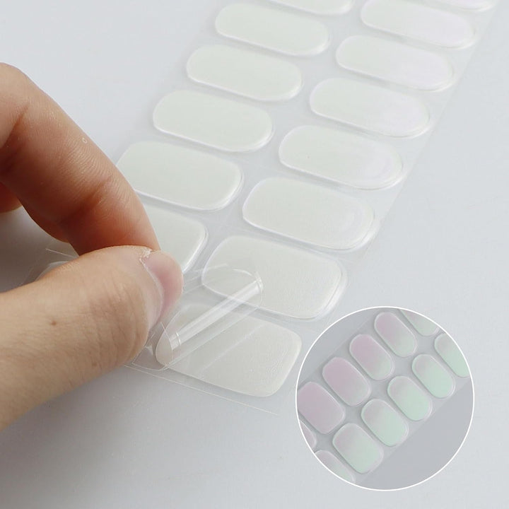 JMEOWIO folie de unghii sclipici gel folie unghii autoadezive autocolant unghii UV întărire decorare unghii design accesorii