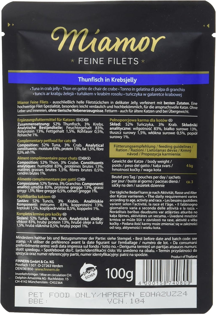 Fileuri fine în jeleu ton în jeleu de crab 24X100G