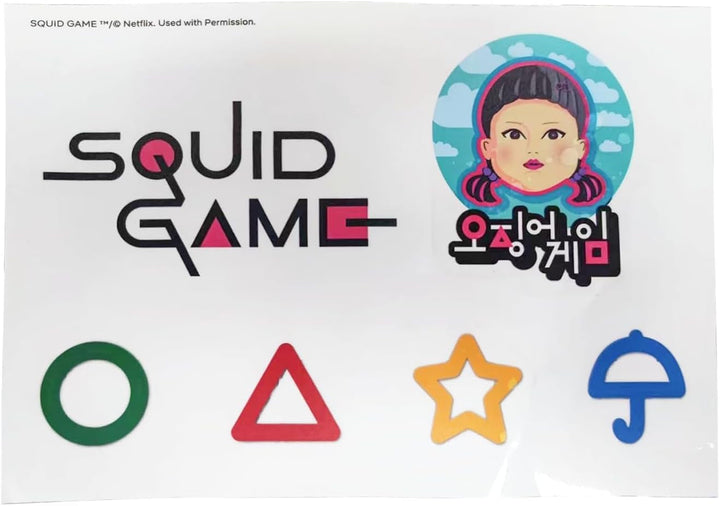 Netflix Chill Kit - Squid Game, licență oficială, pătură fleece, obiect de colecție, termos, autocolant, idee cadou de Crăciun, cadou de ziua ta Paturi si Cuverturi Besuche den Neamedia Icons-Store