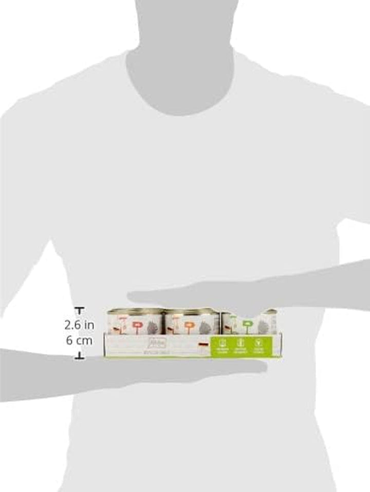 Mjamjam - Hrană umedă premium pentru pisici - Mixpack I - pui, vită, inimi, pachet de 6 (6 X 200 G), fără cereale cu extra carne