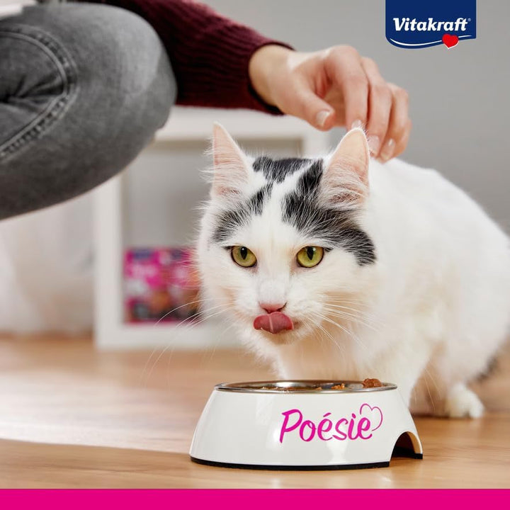 Vitakraft Poésie Délice, hrană umedă pentru pisici, hrană umedă pentru pisici în sos, cu inimă, fără adaos de zahăr și cereale (1X 85G)