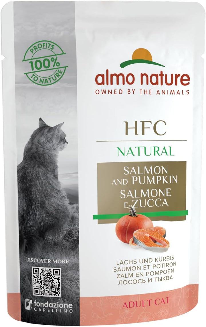 Almo Nature HFC Jelly Hrană umedă pentru pisici cu ton și limbă-de-mare 24Pack (24 X 55G)