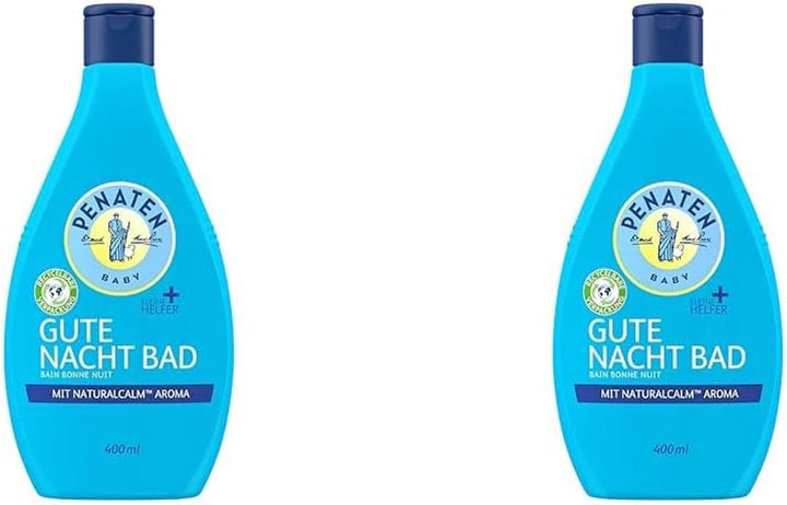PENATEN (750 ml), aditiv usor pentru baia bebelusului cu extract natural de musetel Mama si Copilul Naty Shop 400 ml (pachet de 2) Baie de noapte buna