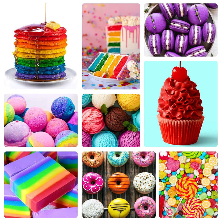 Lebensmittelfarbe Gel - 150G Konzentrierte Gel Lebensmittel Farben Zum Backen, Kuchen Dekorieren, Kekse Und Macaron - Zuckerfrei Food Coloring Für Getränken, Osterei, DIY Seifen Und Basteln (Weiß) Naty Shop