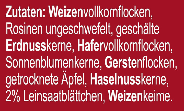 Seitenbacher Müsli Natural-Body-Power I Vollkorn I Ohne Zugesetzten Zucker I Ohne Zugesetztes Fett I (1 X 1000 G) Cereale Naty Shop