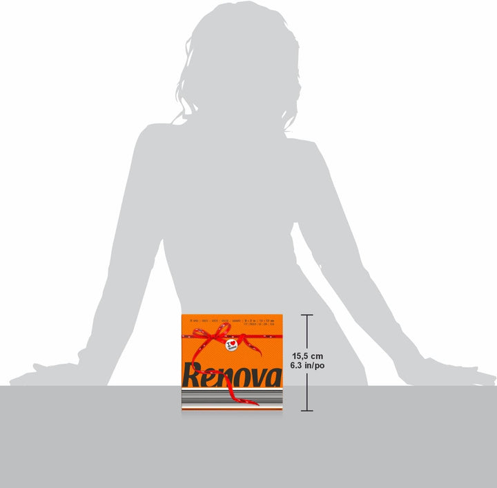 Șervețele de hârtie Renova, Red Label Orange - 70 de șervețele