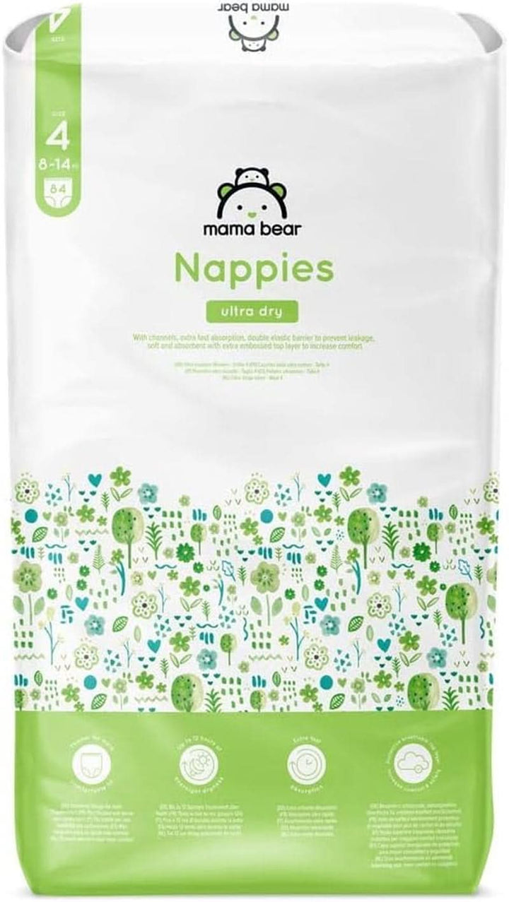 Scutece Mama Bear Ultra Dry, diverse marimi si cantitati Mama si Copilul Naty Shop 4 (8-14 Kg) Pachet individual