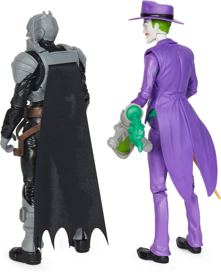 DC Batman Adventures Batman Vs the Joker Action Figure Set, 30 cm - 2 figuri complet mobile cu 12 elemente de echipament pentru jocuri de rol captivante, jucărie pentru copii cu vârsta de peste 4 ani Action figures Naty Shop