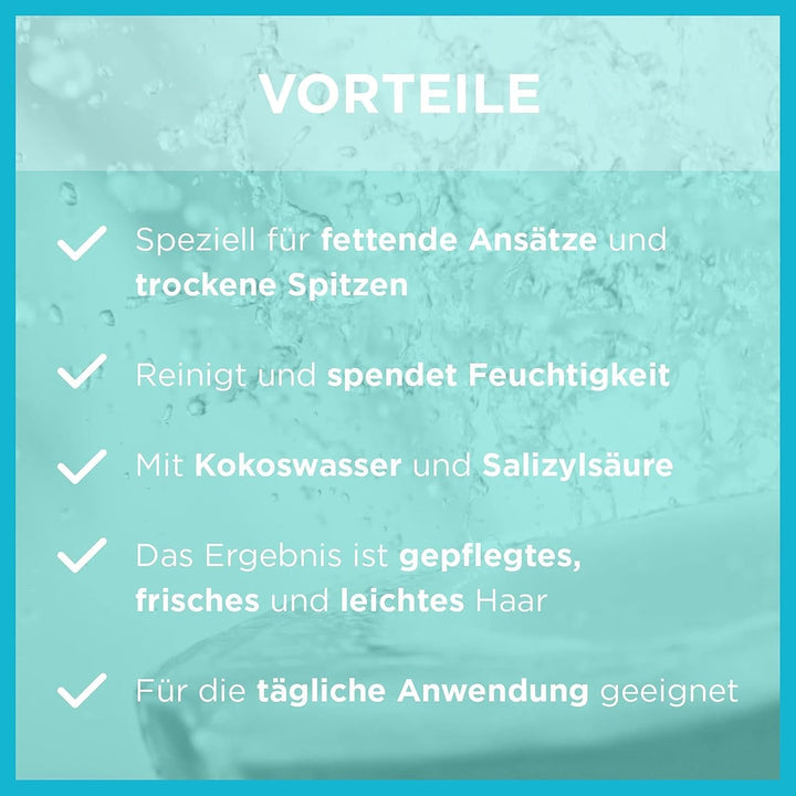 Garnier, sampon impotriva parului uleios, cu apa de cocos Duș și baie Naty Shop