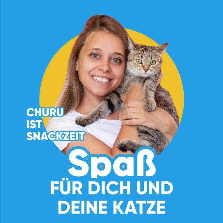 INABA Churu Rolls fără subproduse cu 59% carne de pui Tratează pisicile, fără cereale, fără zahăr, perfecte pentru ascunderea comprimatelor, brânzoaice moi și suculente pentru pisici 40G