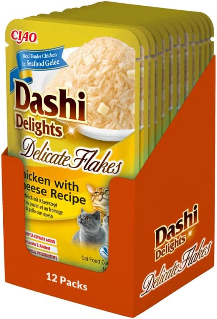 INABA Churu Rolls fără subproduse cu 59% carne de pui Tratează pisicile, fără cereale, fără zahăr, perfecte pentru ascunderea comprimatelor, brânzoaice moi și suculente pentru pisici 40G