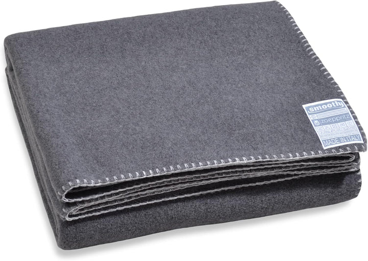 Zoeppritz din 1828 Pătură din fleece Smoothy - Pătură confortabilă pufoasă din fleece polar - Vegan - 140X190Cm - 010 Off-White, 010 Offwhite Paturi si Cuverturi Zoeppritz Since 1828 Gri 140X190Cm
