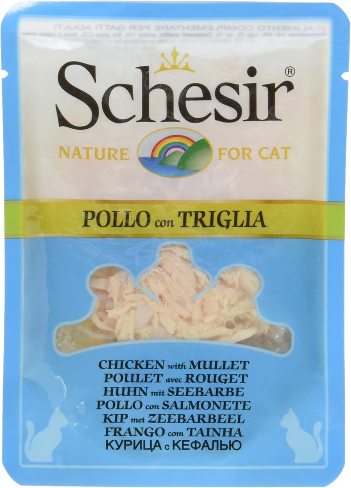 Cat in broth file de pui, hrană pentru pisici umedă în propriul bulion de gătit, 24 cutii X 70 G