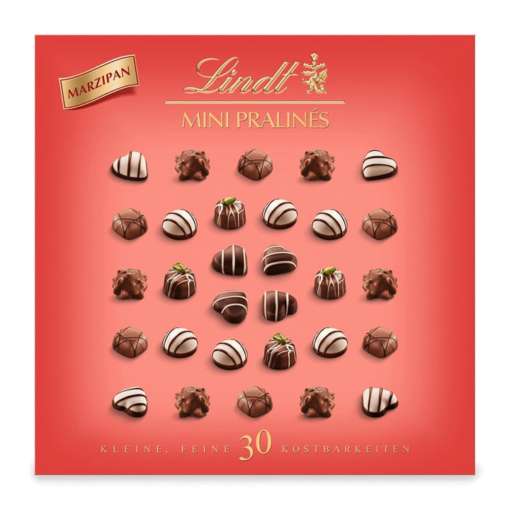 Ciocolată Lindt - Nougat Mini Pralinés, 165 grame, cutie cu 36 de praline Bomboane de Ciocolata Naty Shop 163 G Martipan